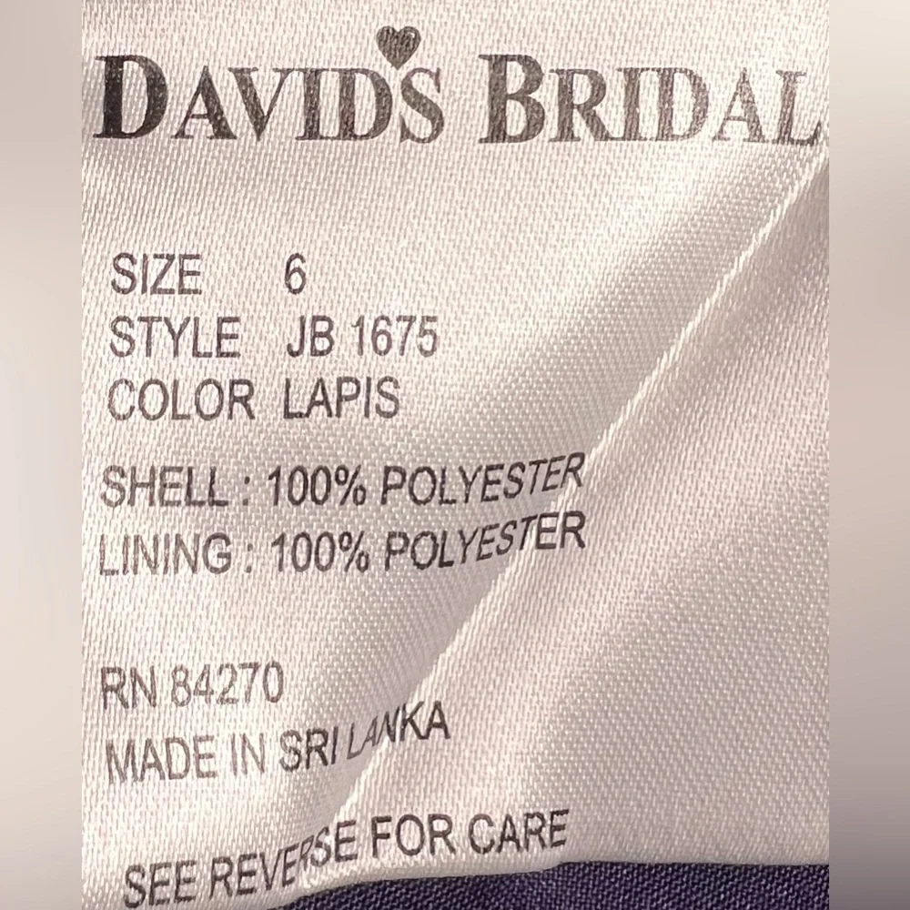 David’s Bridal WASHABLE Gown 6 JUNIORS Dress - Picture 9 of 16